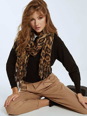 Κασκόλ σε animal print WN673.A335+1