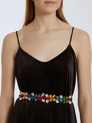 Ζώνη με πέτρες strass WN673.A349+1