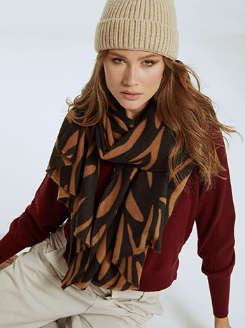 Κασκόλ σε animal print WN673.A407+1