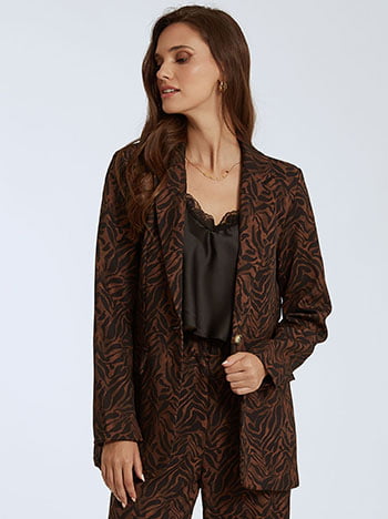 Σακάκι σε animal print WN8011.5391+1