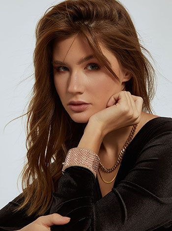Βραχιόλι με strass WN9448.A038+3