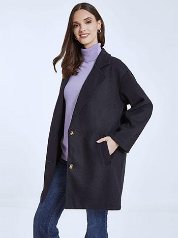 Παλτό με τσέπες WQ8011.7397+3