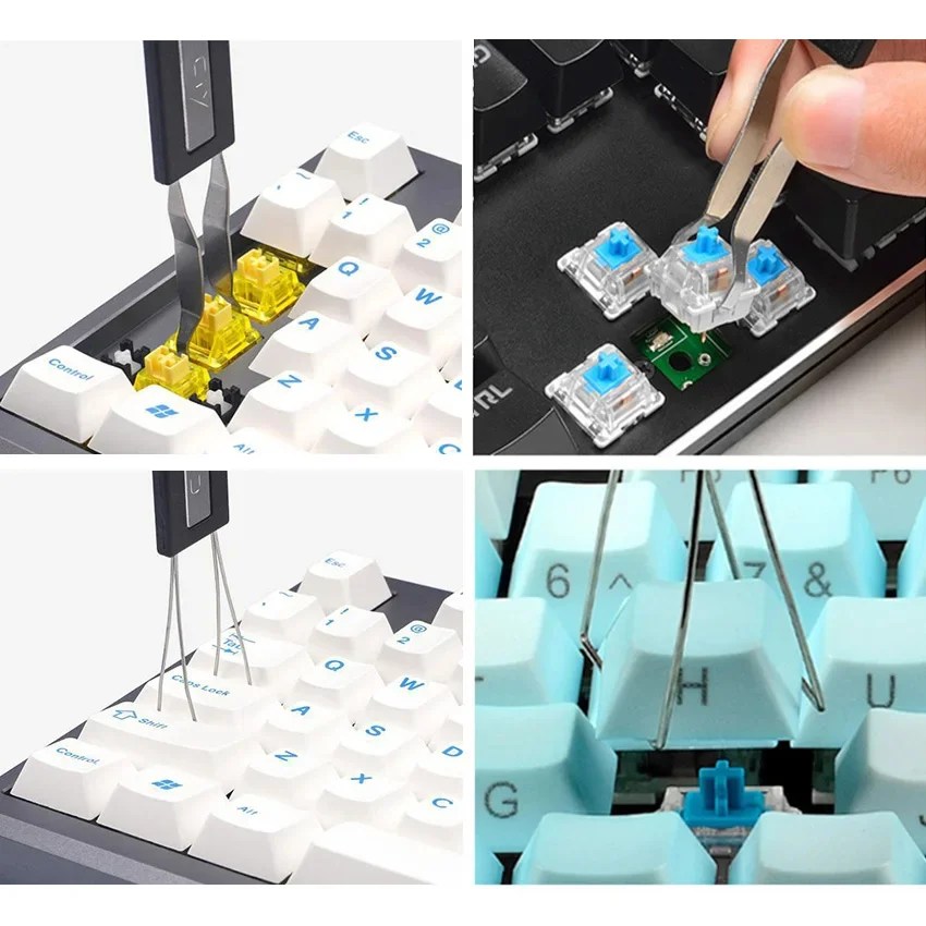 Extracteur de touche de clavier Acier Inoxydable pour Clavier Mécanique