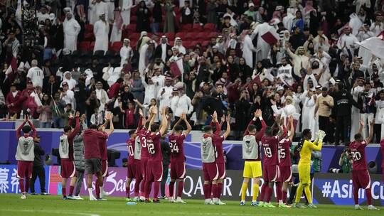 قطر تقلب الطاولة على فلسطين في كأس آسيا