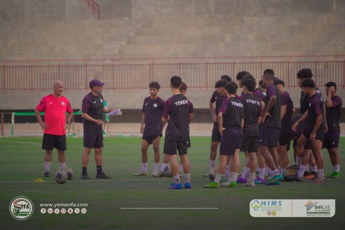 المنتخب الوطني تحت 23 عامًا يصل إلى المكلا لاستكمال تحضيرات التصفيات الآسيوية