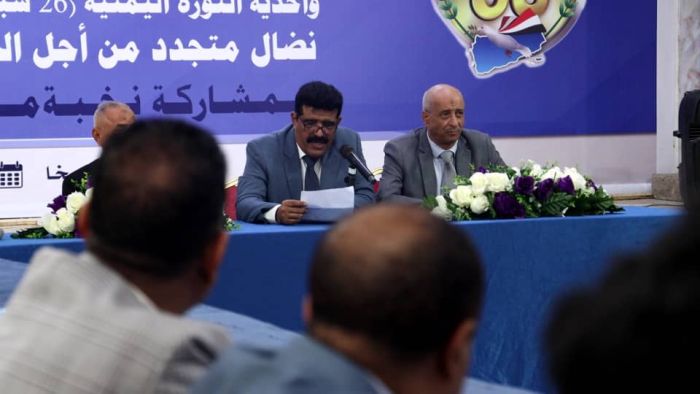 خلال ندوة فكرية.. النائب الأول للمكتب السياسي يؤكد واحدية الثورة والنضال ضد الاستبداد والإمامة والاحتلال خلال ندوة فكرية.. النائب الأول للمكتب السياسي يؤكد واحدية الثورة والنضال ضد الاستبداد والإمامة والاحتلال