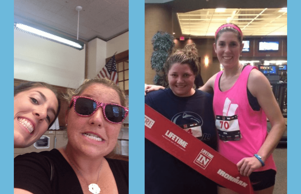 2 Photos of Sarah and Michelle's friendship over the years