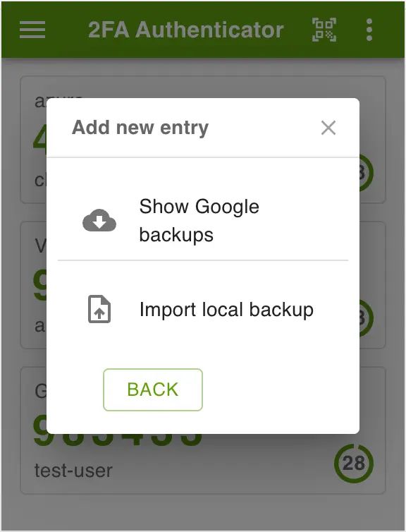 Export And Import Backups Authenticator - Nature Background Collection - Mobile Quality