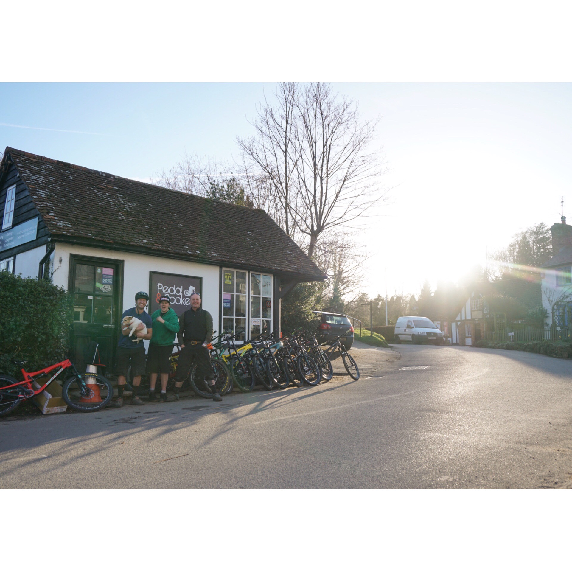 Pedal And Spoke, the biggest tiny bike shop in the world. Amazing place and Howard does a good job keeping the fun alive.
