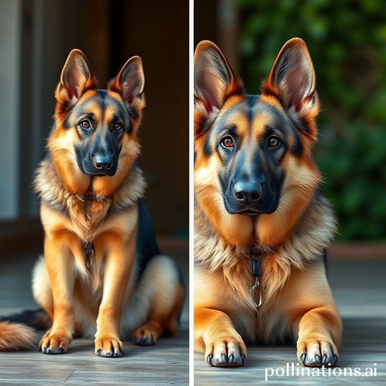 German Shepherd success story or before/after related to stretching routines