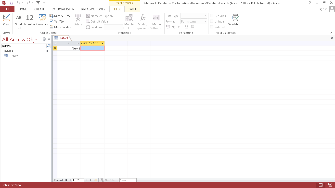 Yuk Bikin Aplikasi Sederhana Dengan Microsoft Access 2013 Part 1 Membuat Tabel 2heart55 Menggantikan sistem konvensional yang hanya mengandalkan data manual.