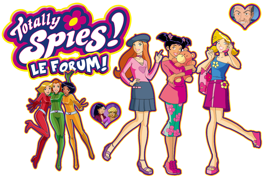 Clover, sam, alex.tous les personnages de votre dessin animé préféré totally spies! Totally VESTIGES