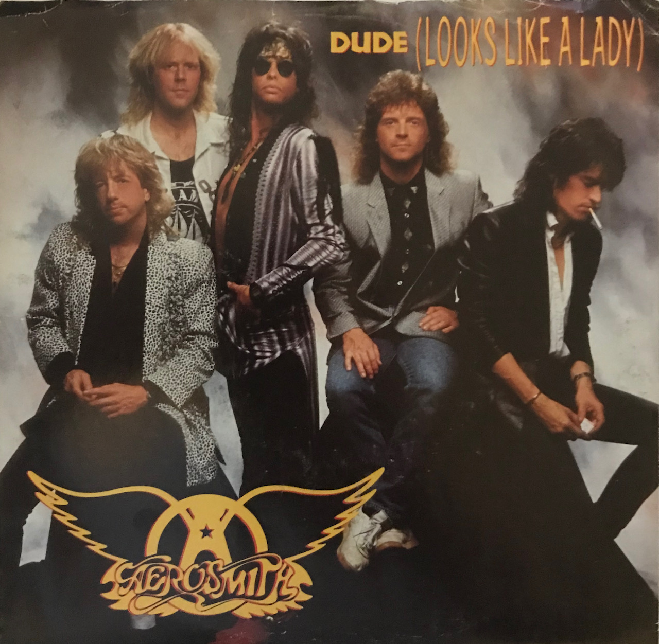 Aerosmith – “Dude (Looks Like A Lady)” (1987) – 7″ Single &amp; 12