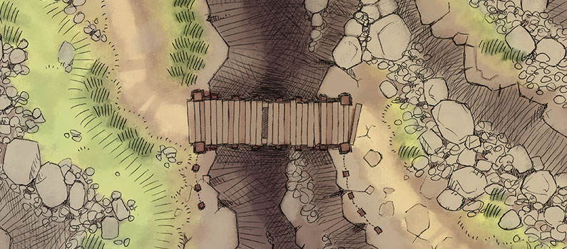 Mountain Ravine Encounters - Banner - Small