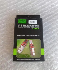Lampu Sen T10 Flash 6 Mata Putih Merah