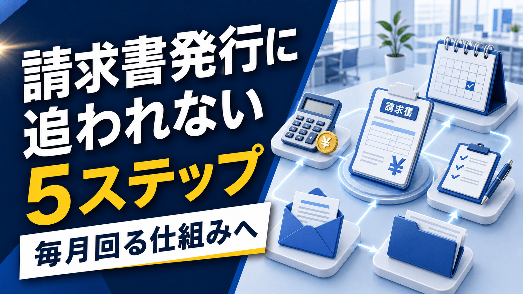 請求書発行に追われない 仕組み化5ステップ