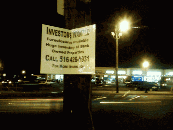 Foreclosure Sign