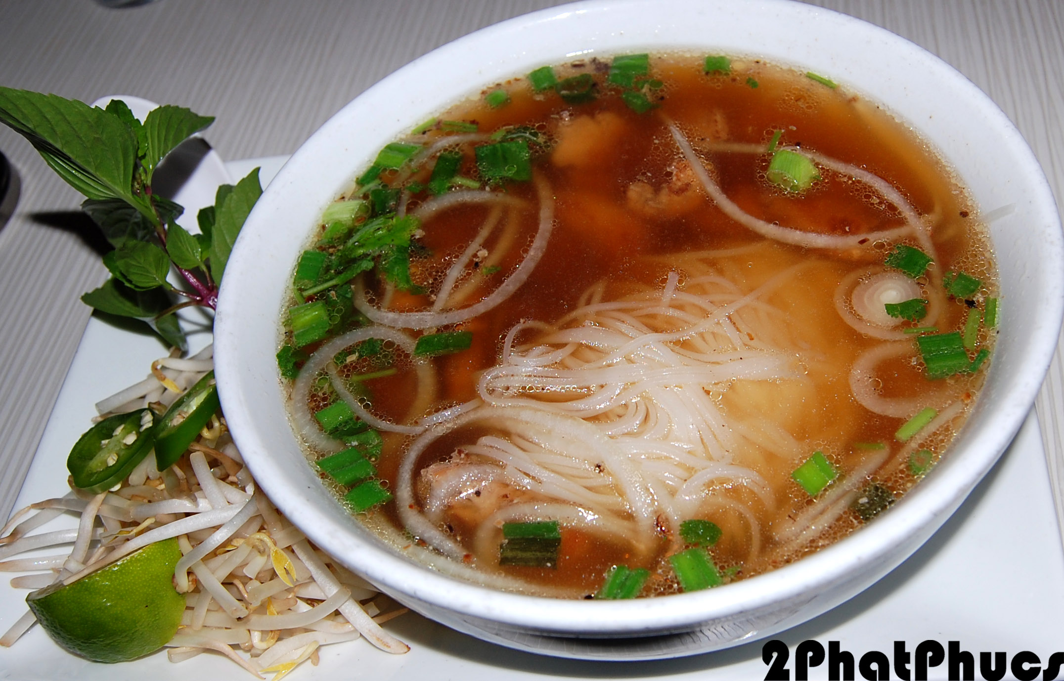 Basilic Vietnamese Grill's beef pho.