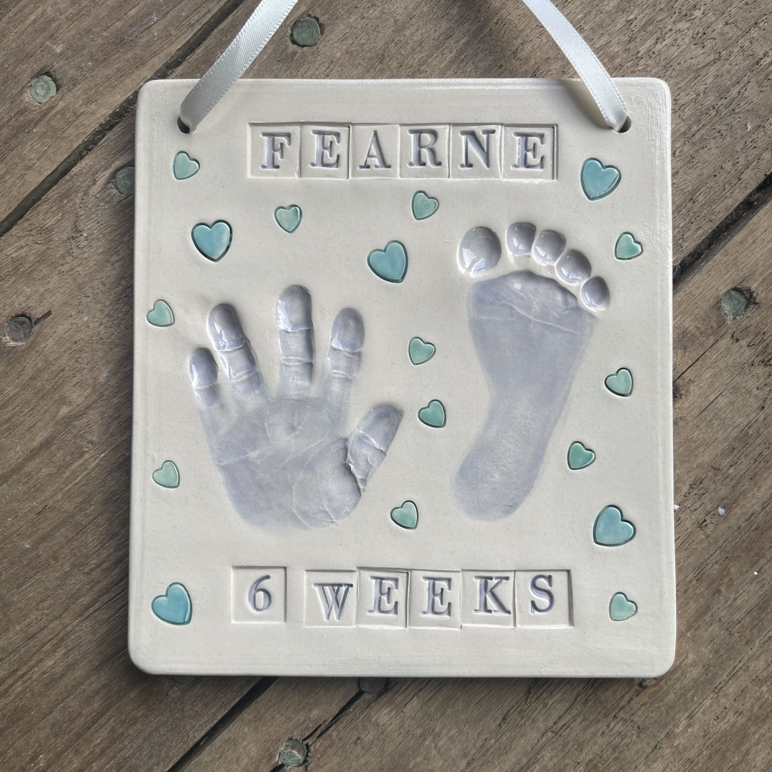 Clay Imprint in Purple/Grey