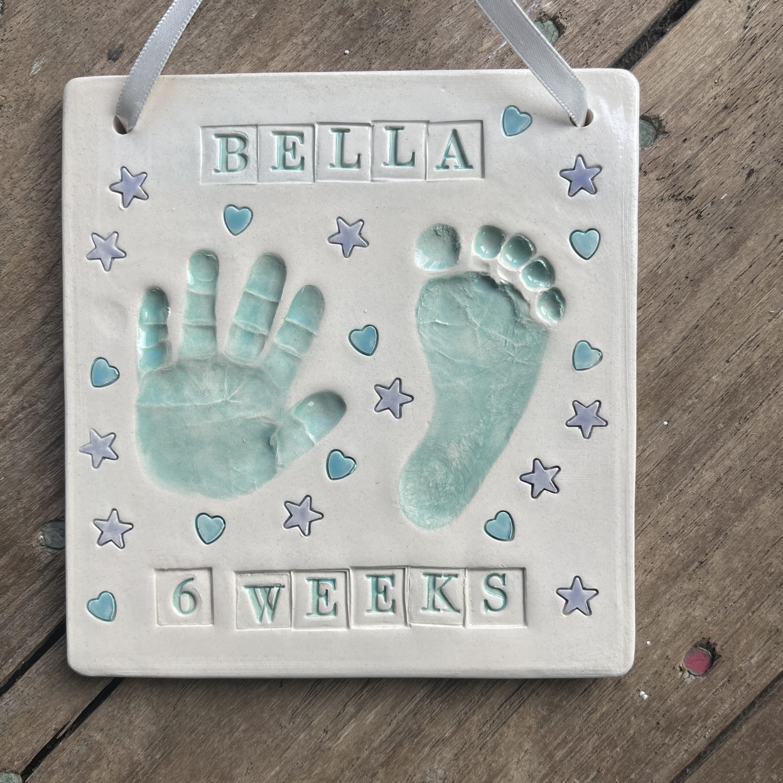 Clay Imprint in Mint Green