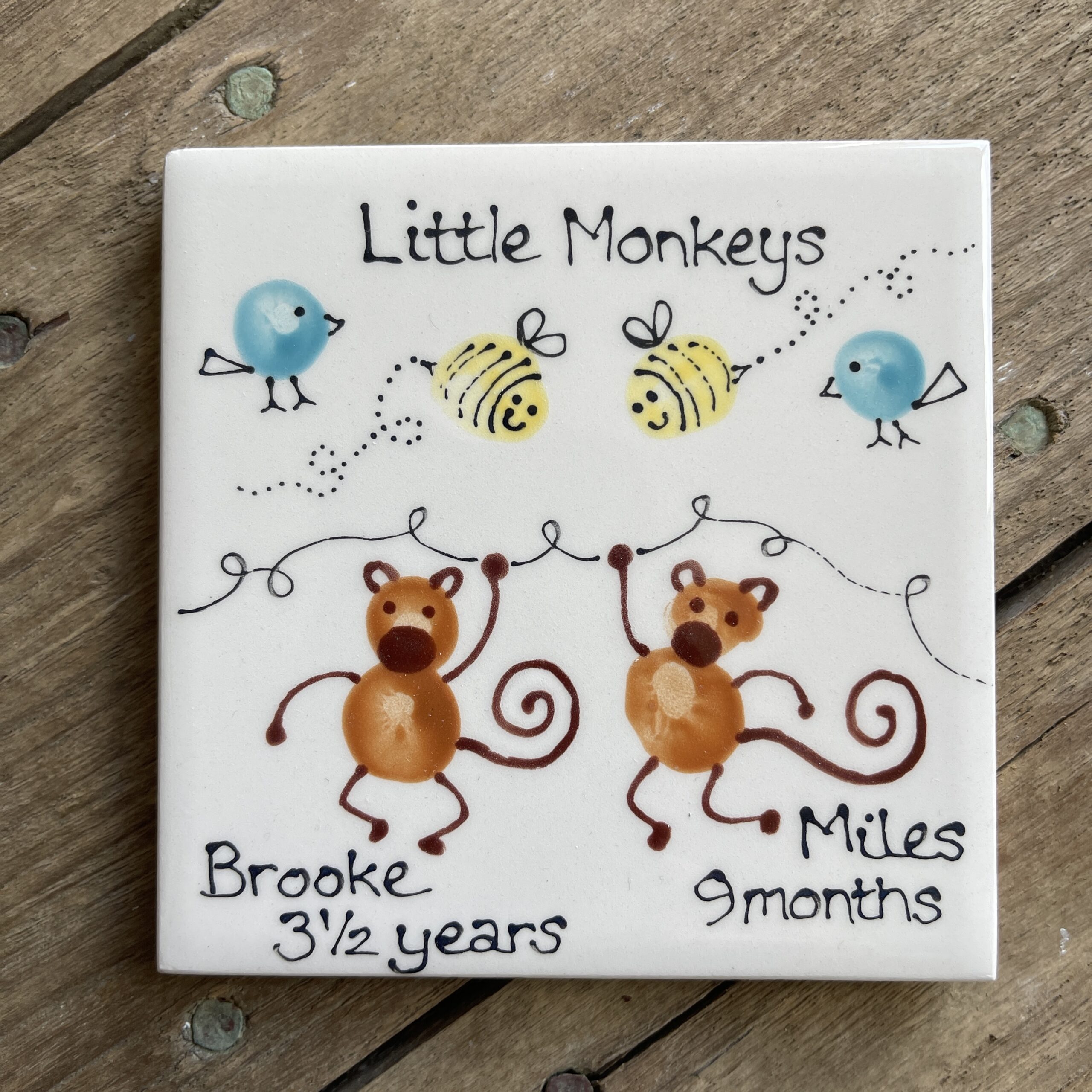 Finger & Toeprint Coaster