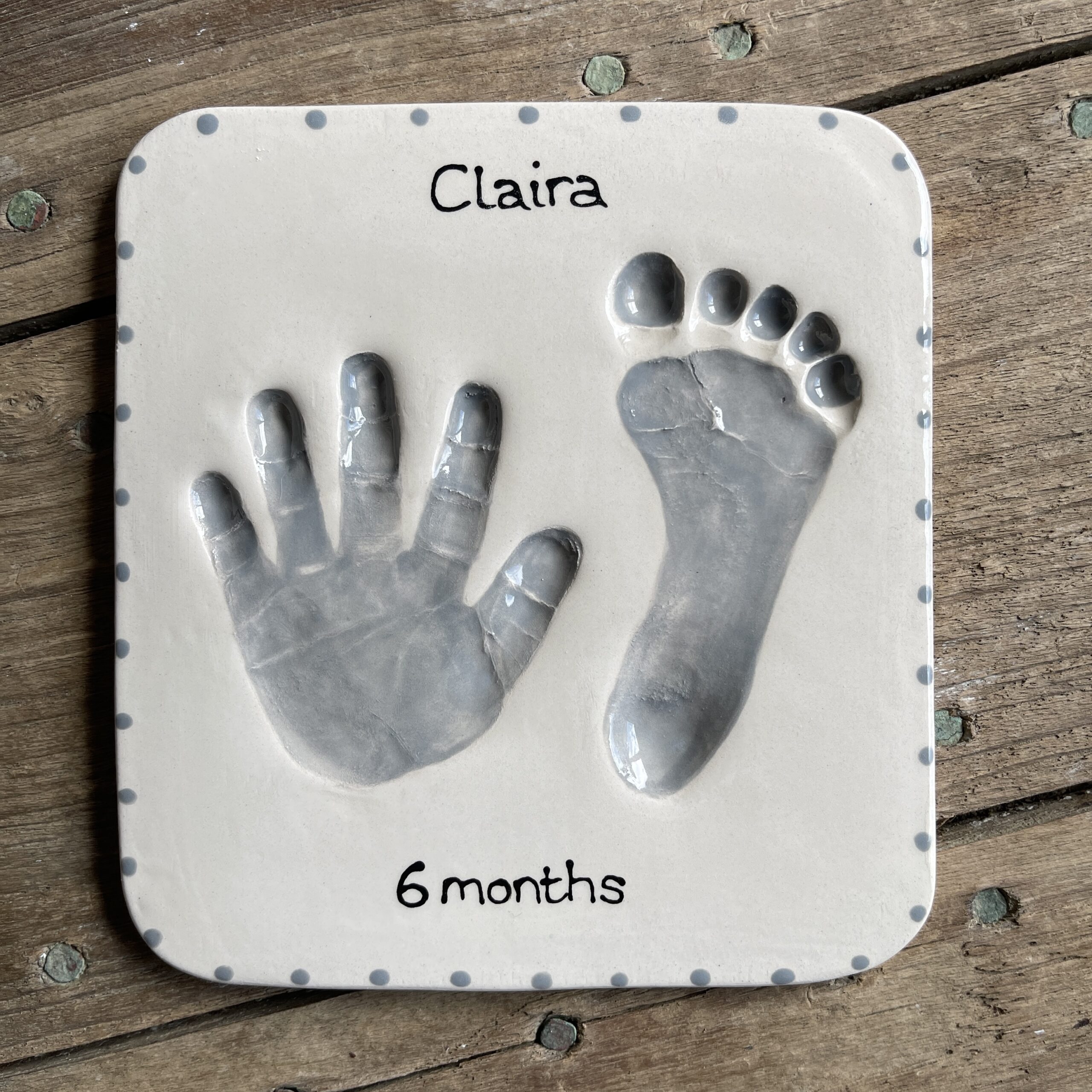 Clay Imprint in Grey