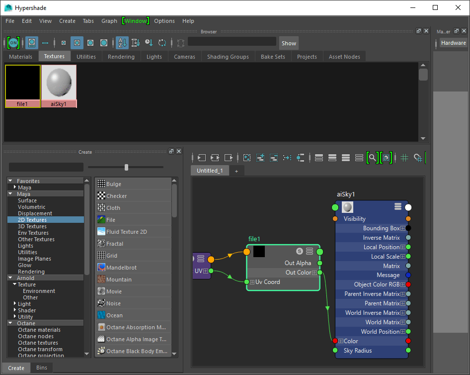 Is there another way to save the 100% white background without . Maya Arnold 4 Skydome Background