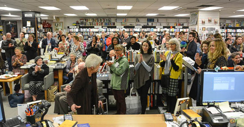 The book is launched to great applause.
