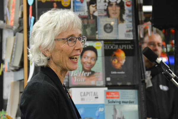 Pip thanks everyone: 'It takes a village to raise a book.'