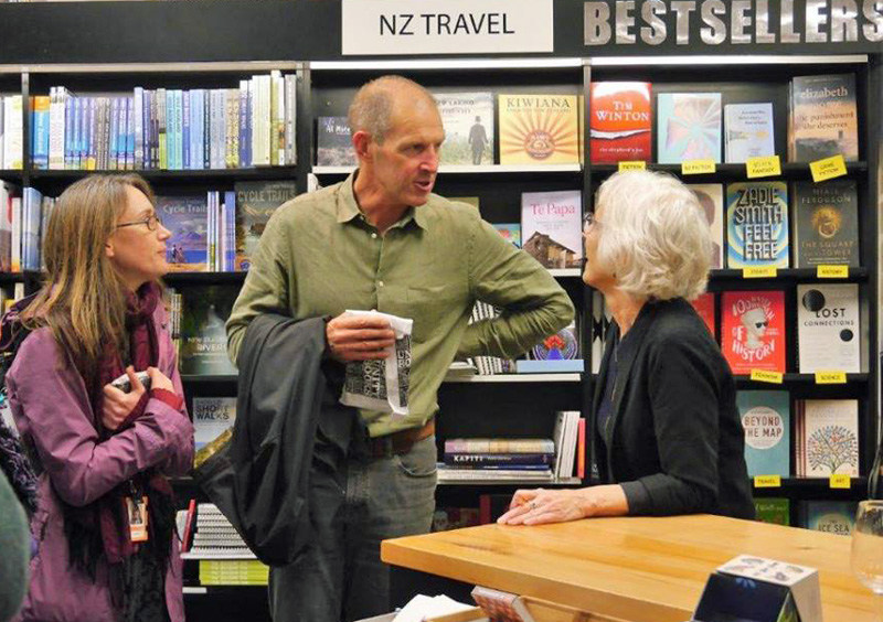 Former VSA volunteers Claire McFarlane, Chris Delaney and Pip