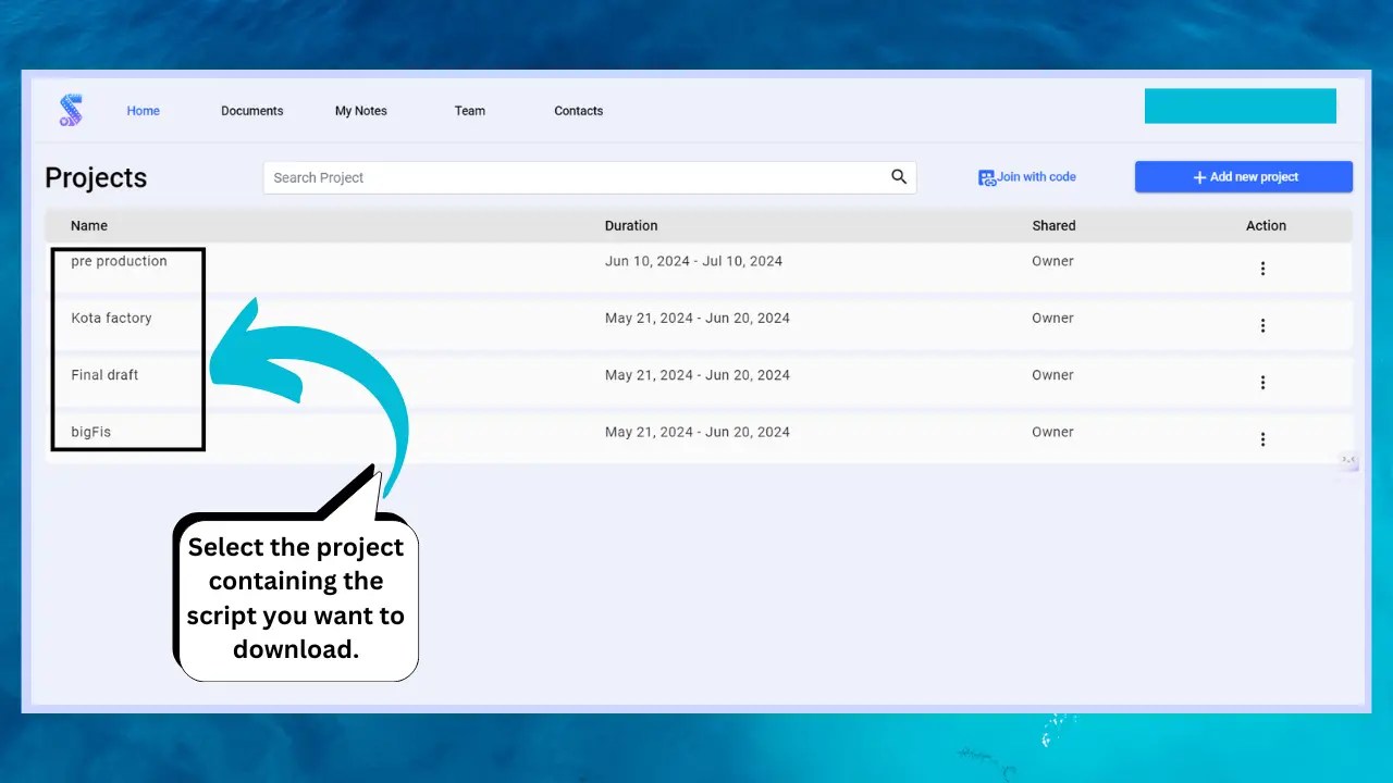 How to Download a Film Script in FDX Format in Studiovity