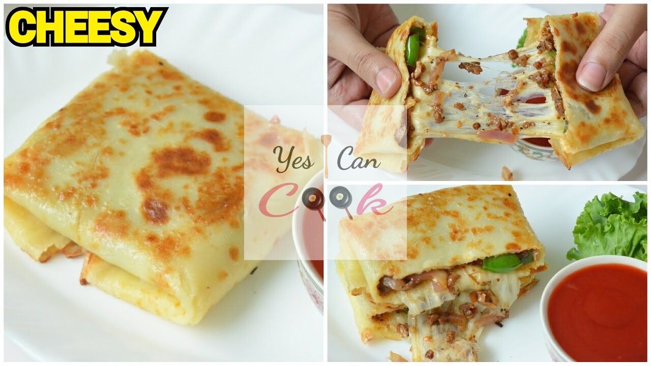 Mutton Cheesy Crepes