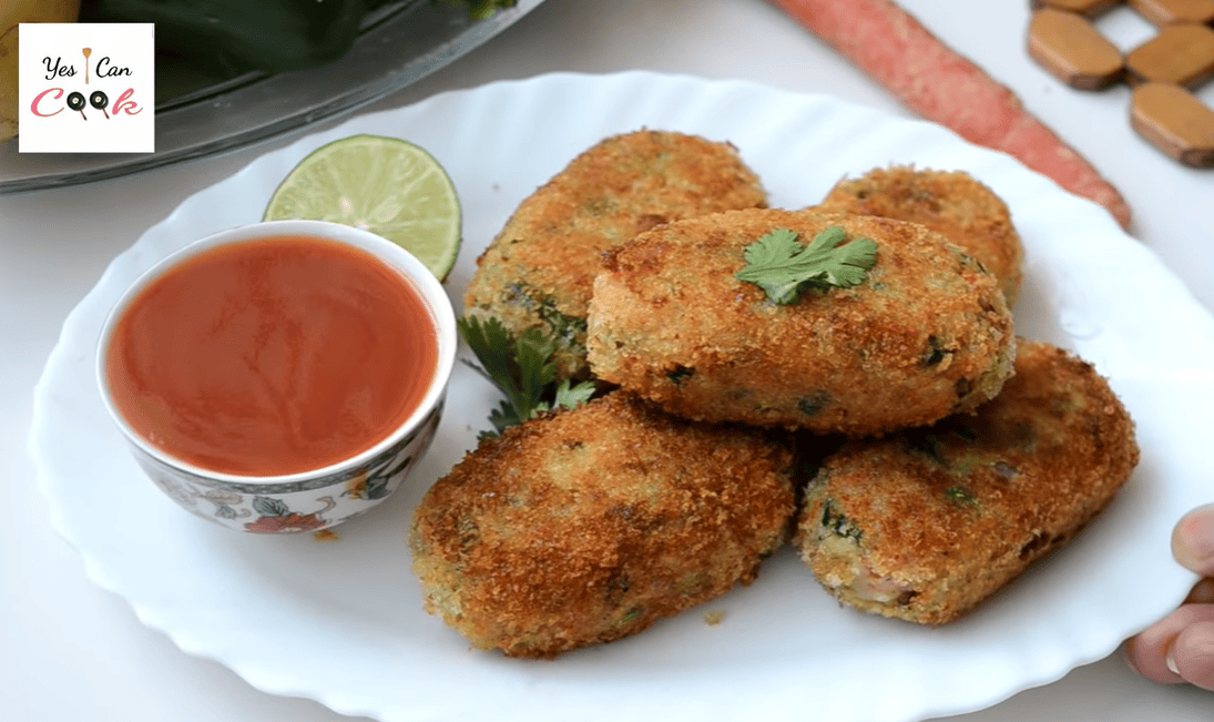 Cutlets ready to be served