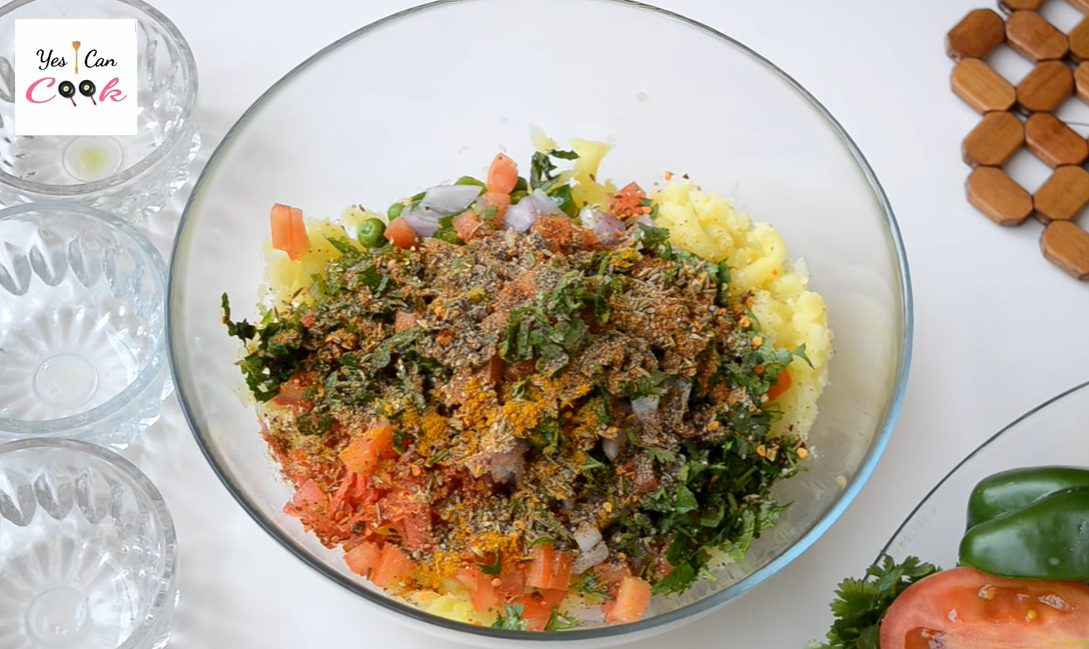 Veg mixture for cutlets