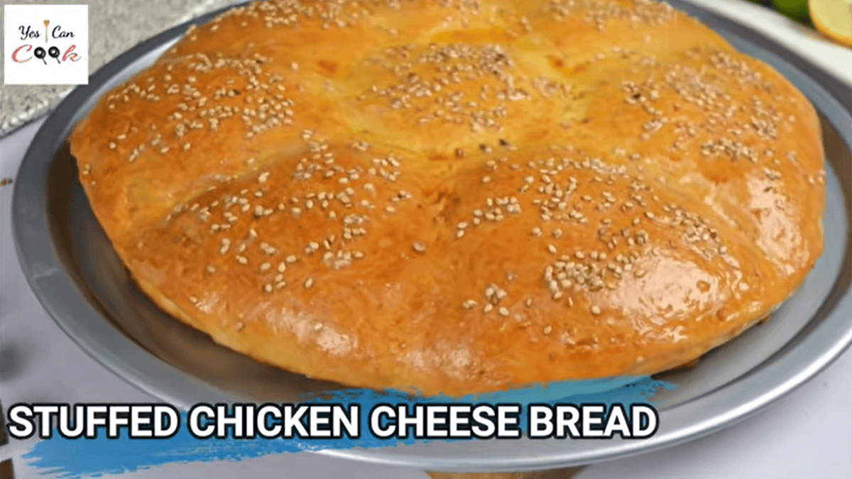 Stuffed Chicken Cheese Bread
