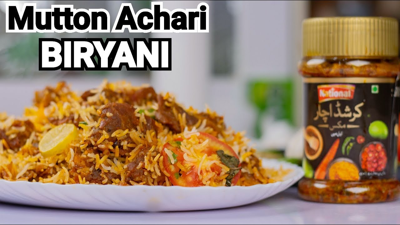 Mutton Achari Biryani