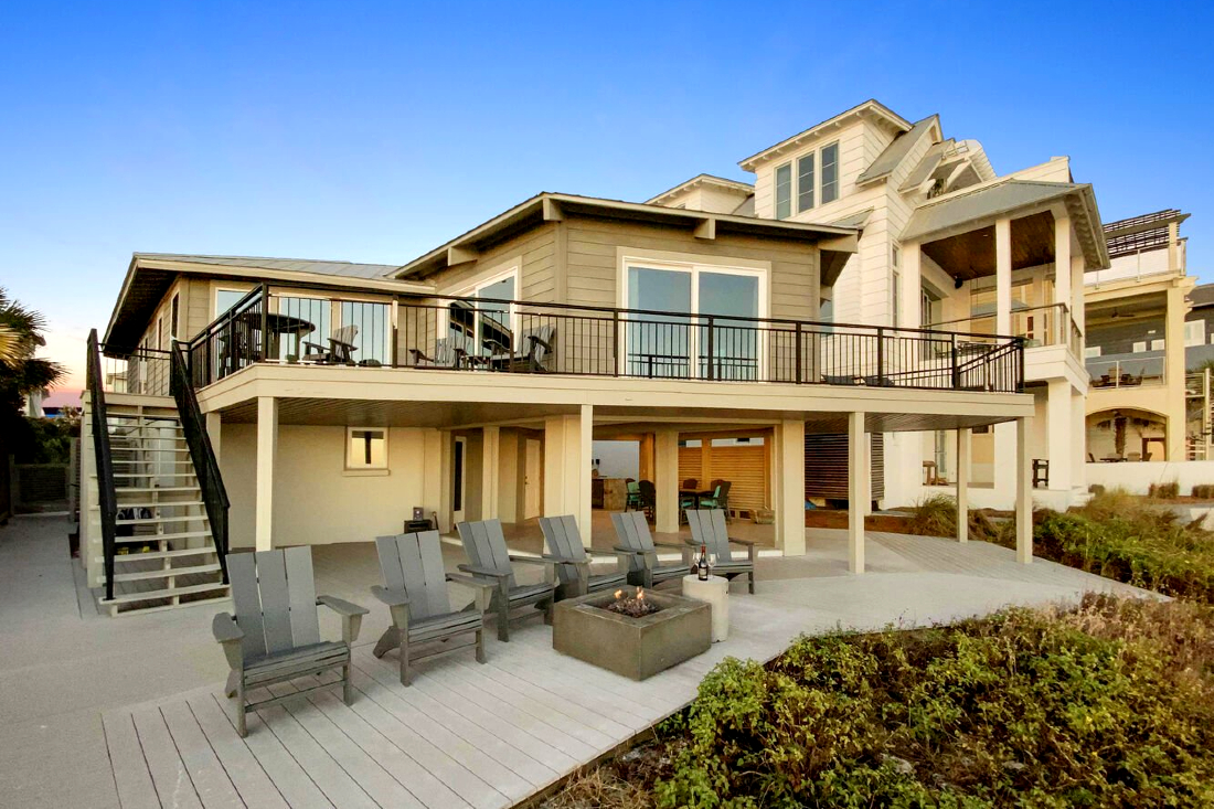 Gulf-front vacation rental homes along florida's scenic 30a