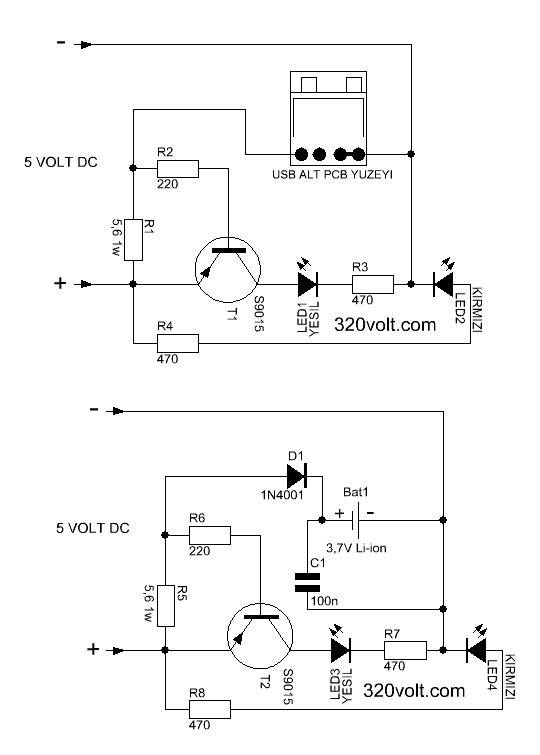 Usb Charger Schematic Diagram