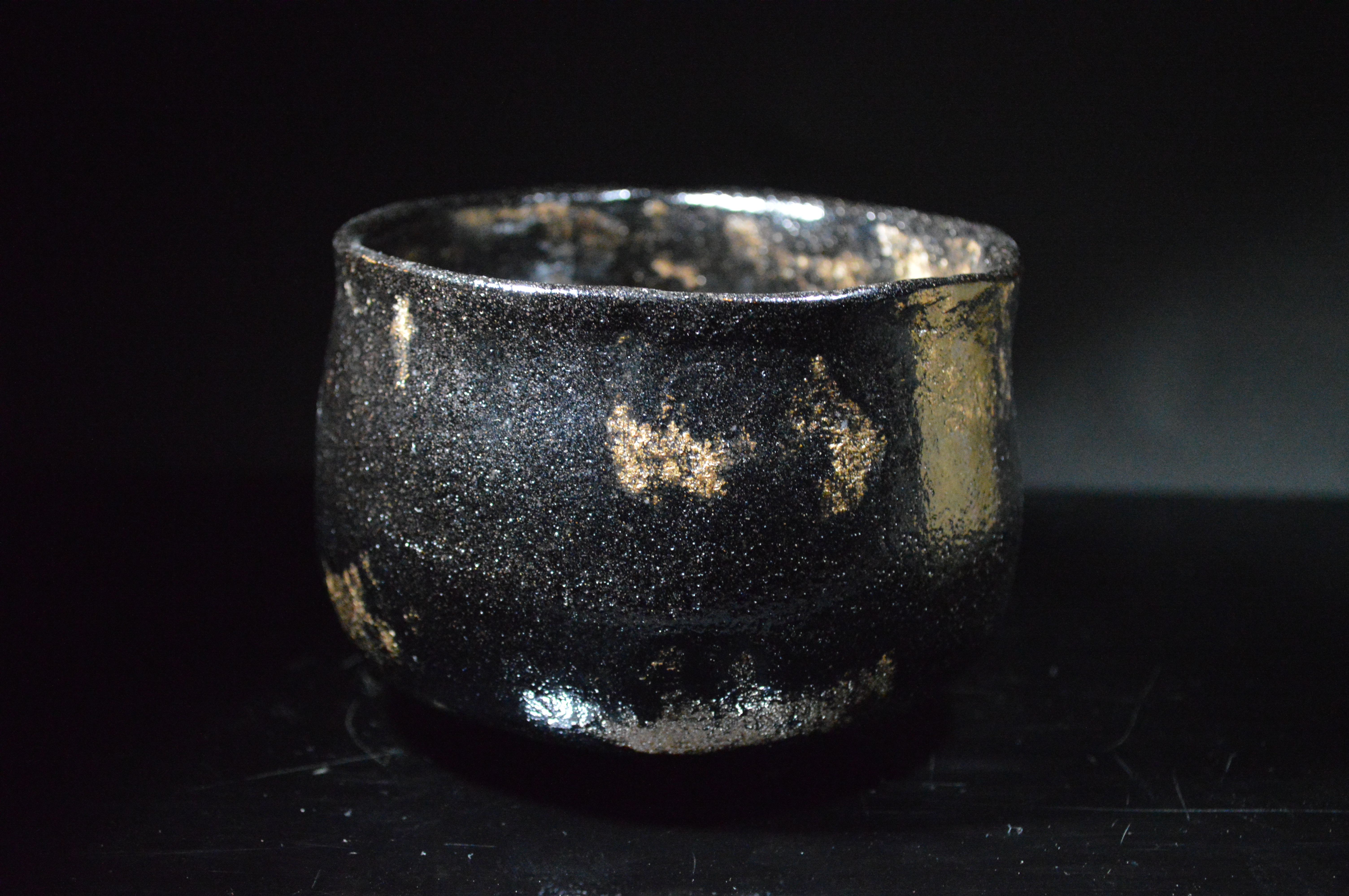 九代 大樋長左衛門 黒茶碗 淡々斎書付 | 茶道具 さがみや