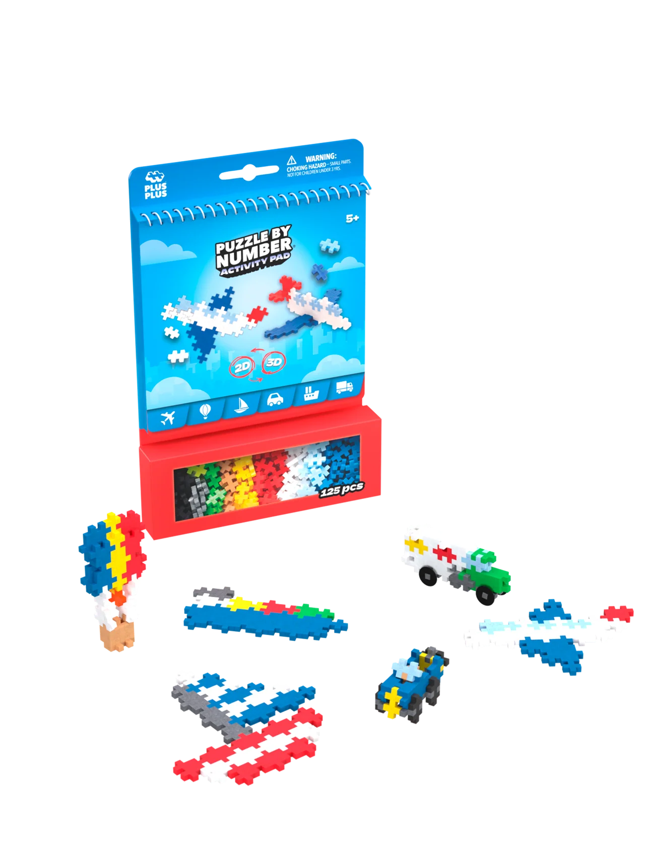 bloc activites plus plus transport 150 pieces puzzle