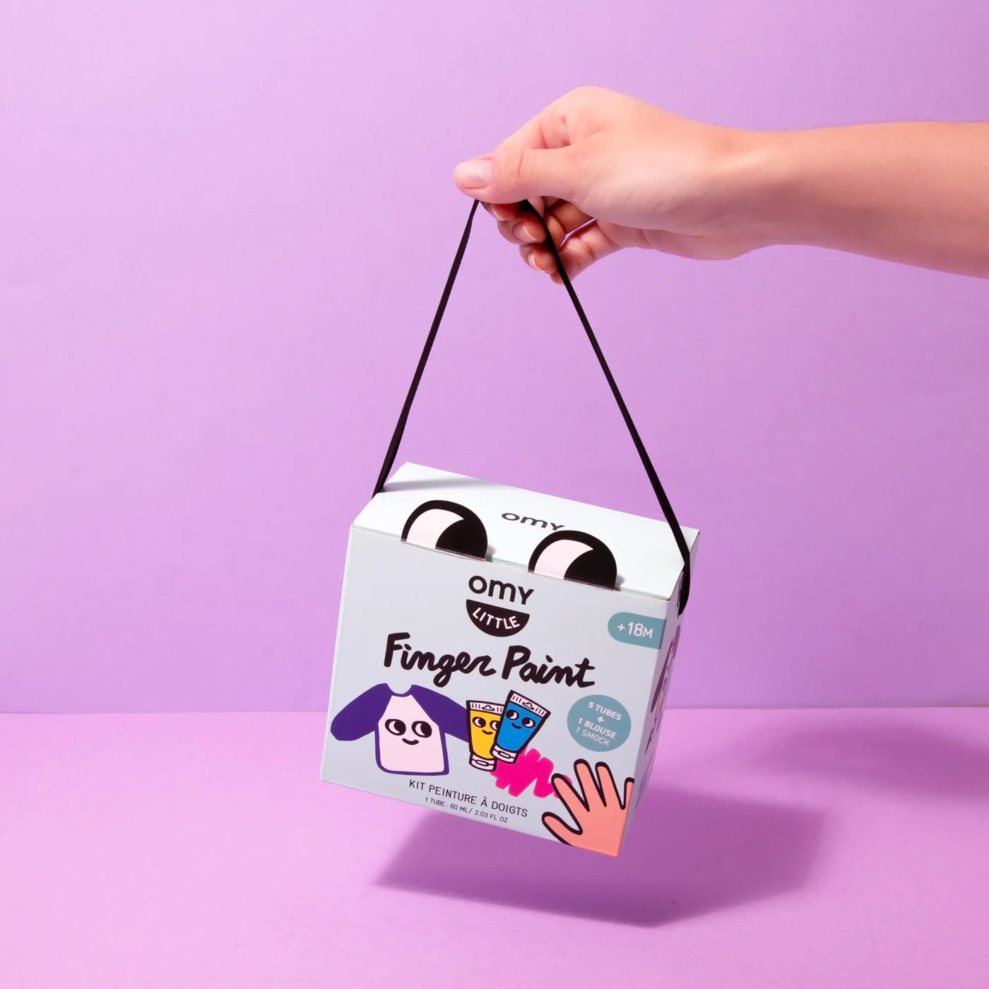 peinture doigts enfant