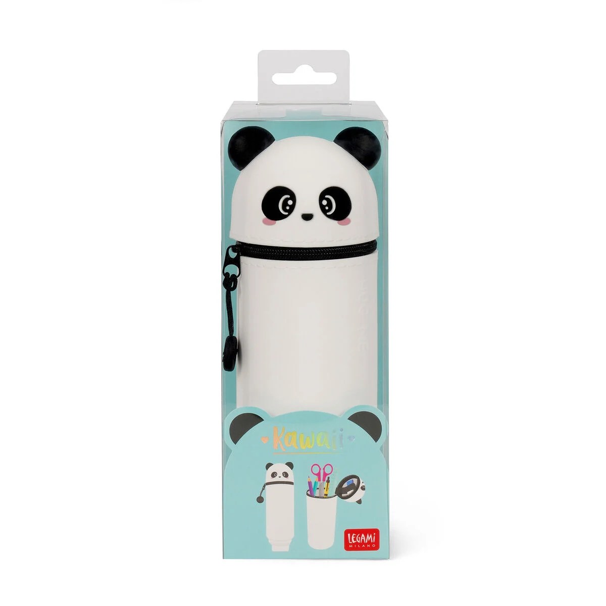 ✏️✨ Trousse 2 en 1 en silicone Panda « Hug Me »