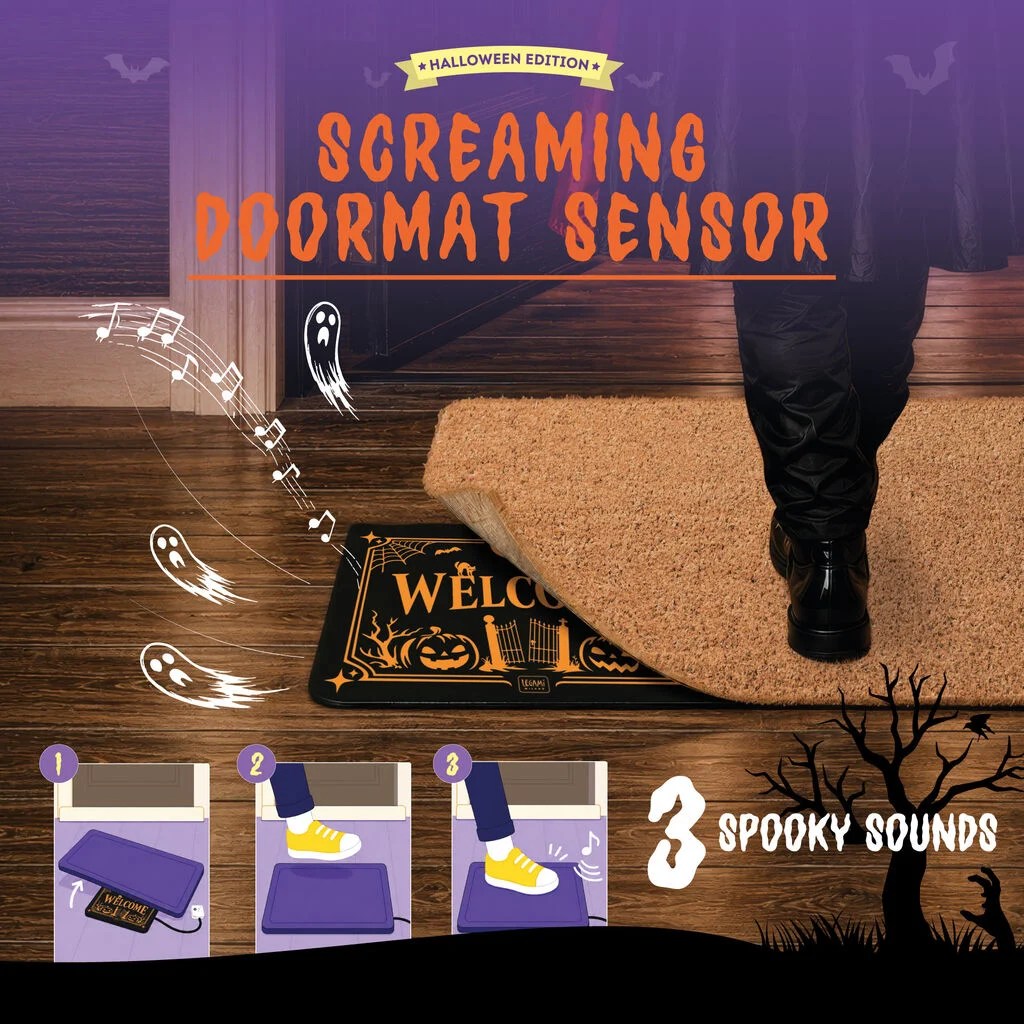 sous paillasson sonore Halloween Legami