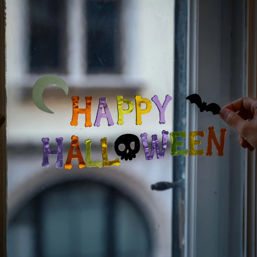 décoration fenêtre Happy Halloween Legami