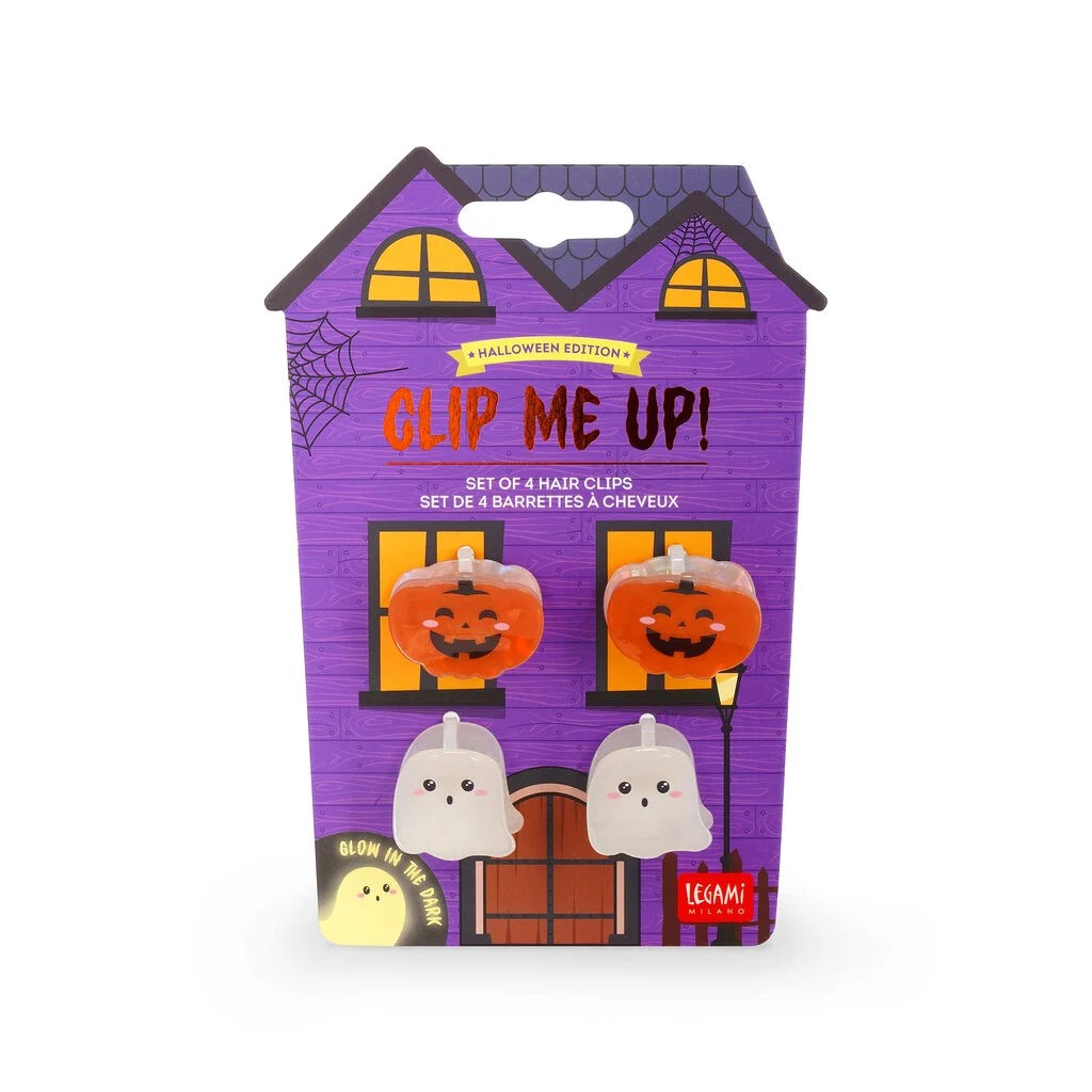 barrettes cheveux Halloween Legami Clip Me Up