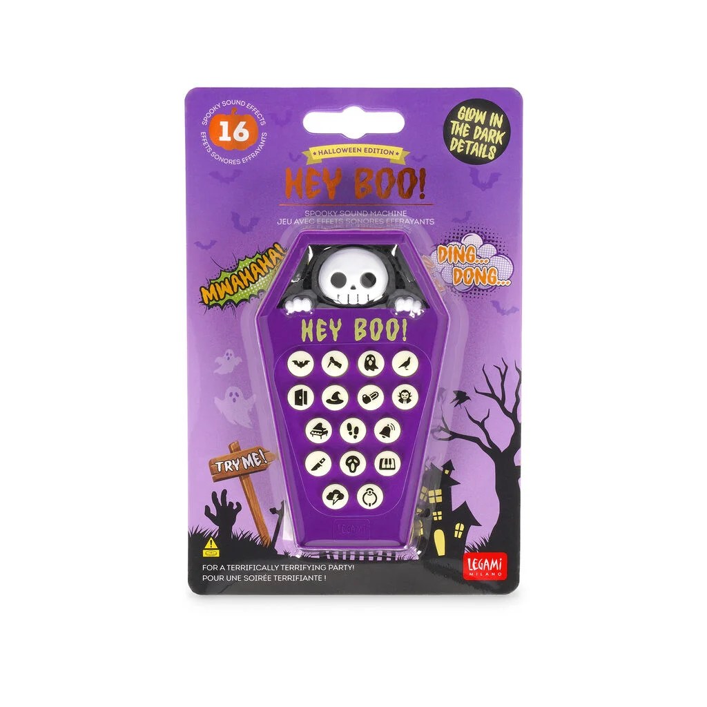 boîte à sons Halloween Legami Hey Boo