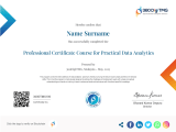 Practical Data Analytics Professional Certificate 360digitmg