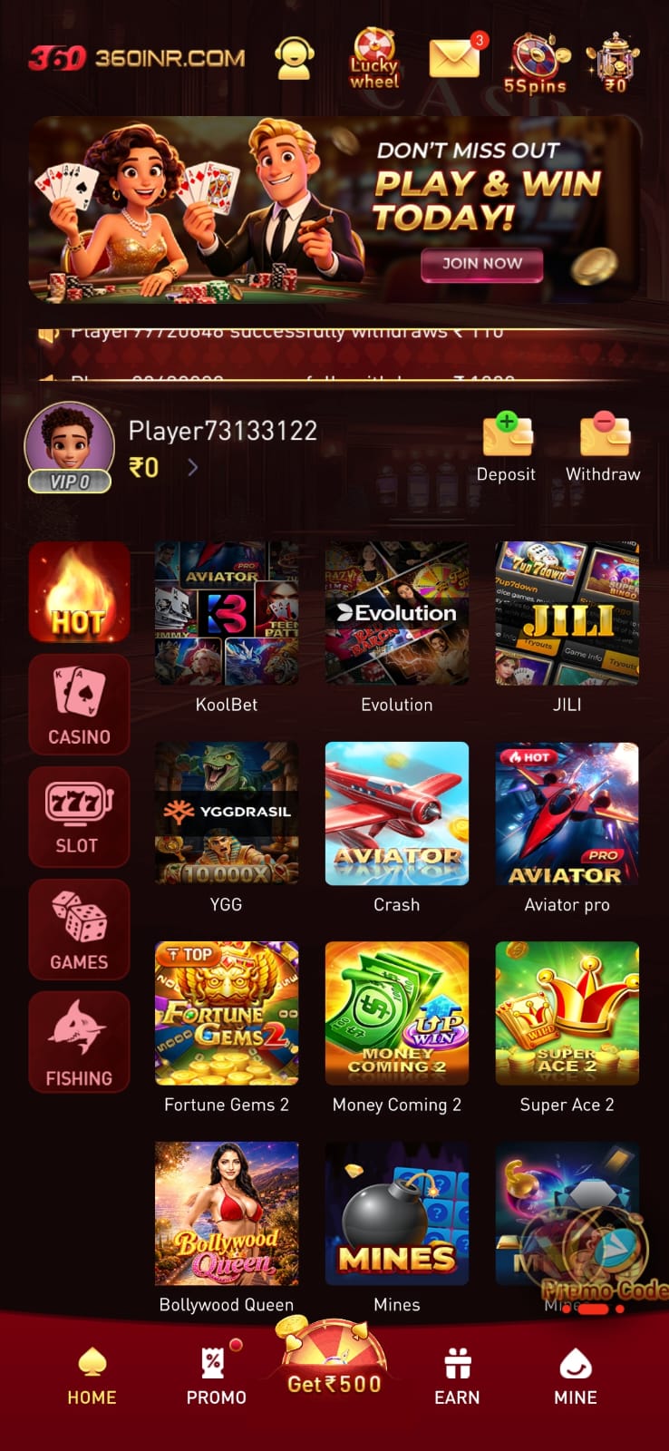 360INR APK