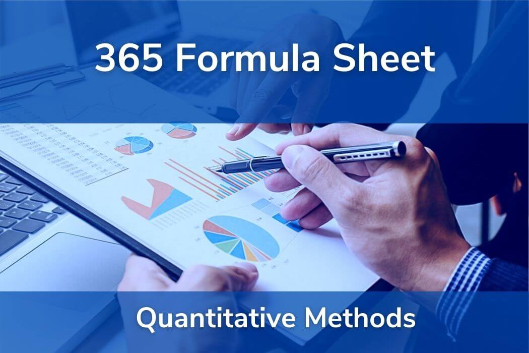 Quantitative Methods Formulas CFA Level 1 365 Financial Analyst 2023 