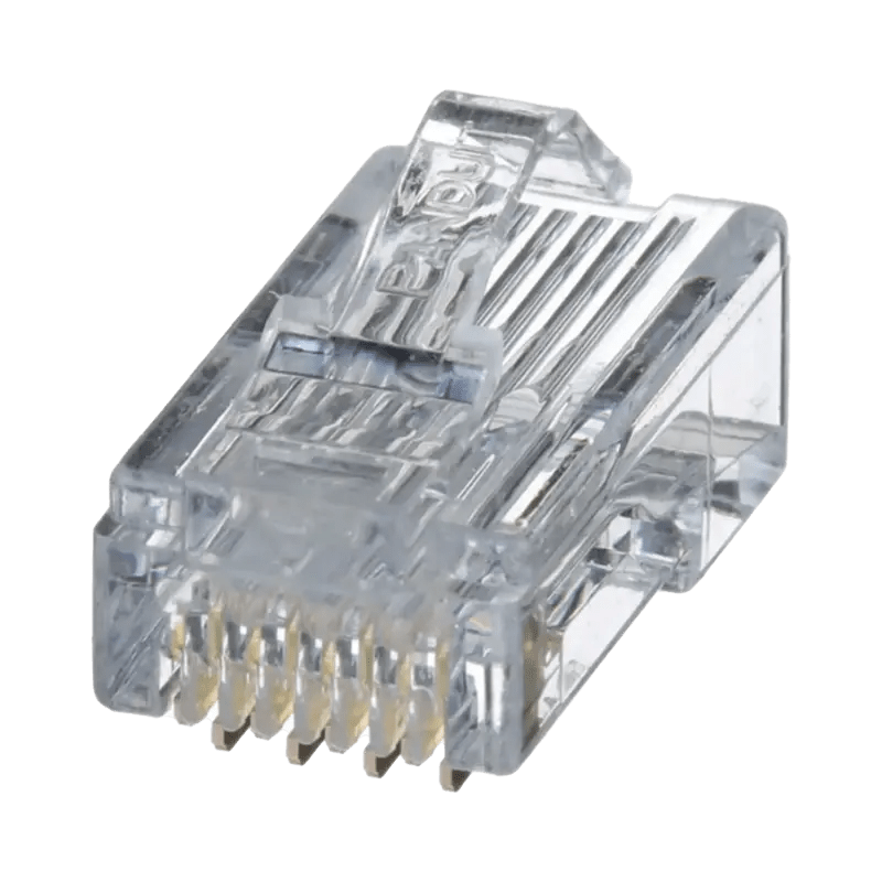 Plug RJ45 Cat5e, Para Cable UTP de Calibres 24-26